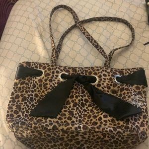 Cheetah print purse